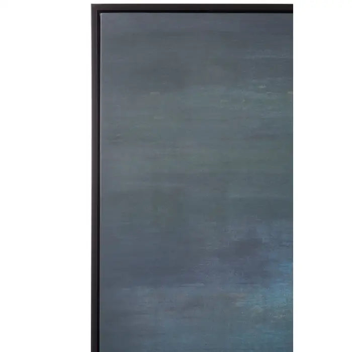 Astratto Canvas Teal Wall Art In Blue