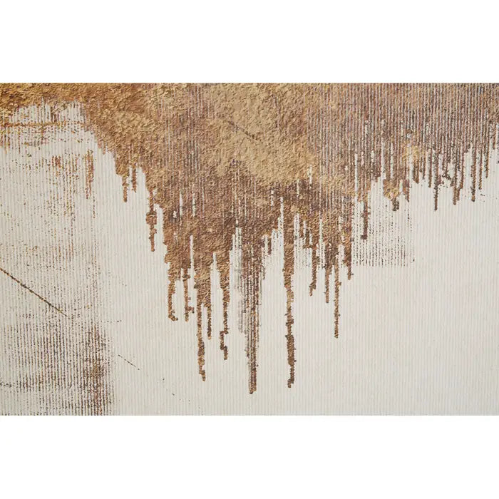 Astratto Abstract Gold Foil Wooden Wall Art
