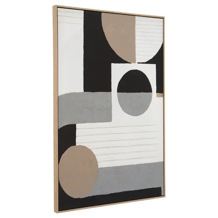 Astratto Abstract Wall Art In Grey