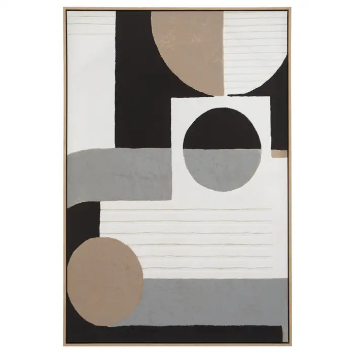 Astratto Abstract Wall Art In Grey