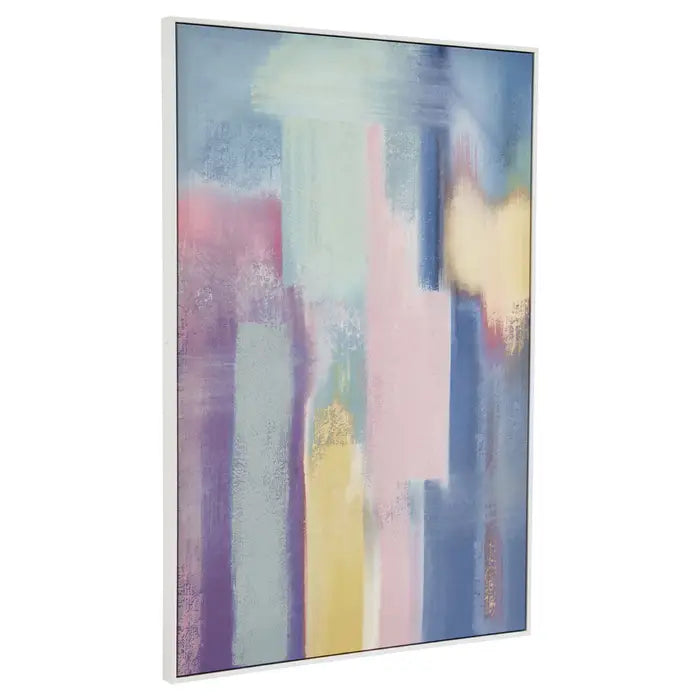 Astratto Water Colour Effect Wooden Wall Art