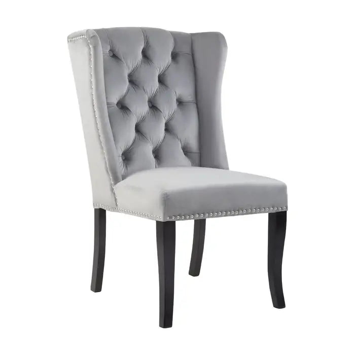 Kensington Townhouse Grey Velvet Dining Chair