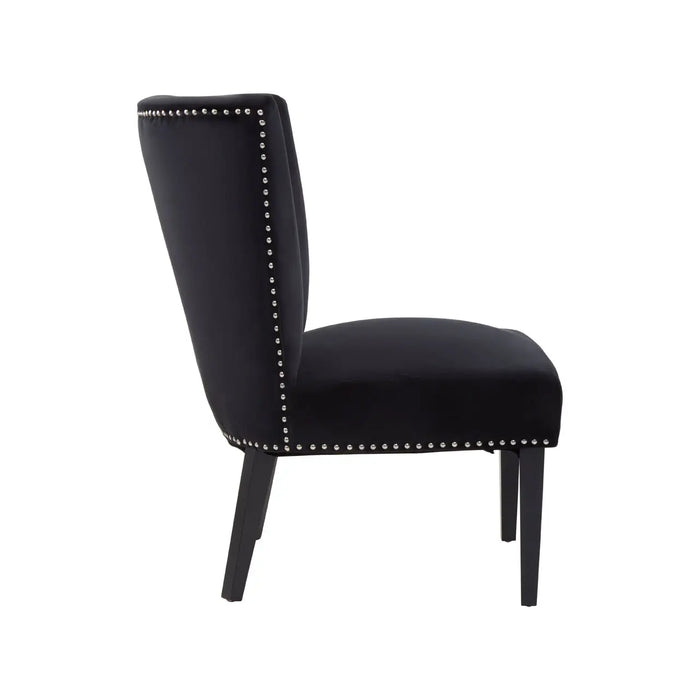 Kensington Townhouse Black Winged Dining Chair