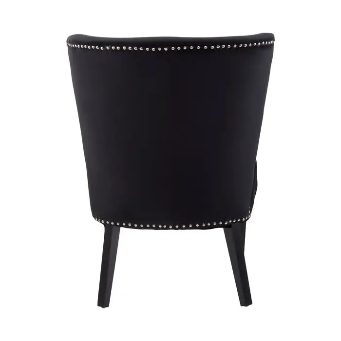Kensington Townhouse Black Winged Dining Chair