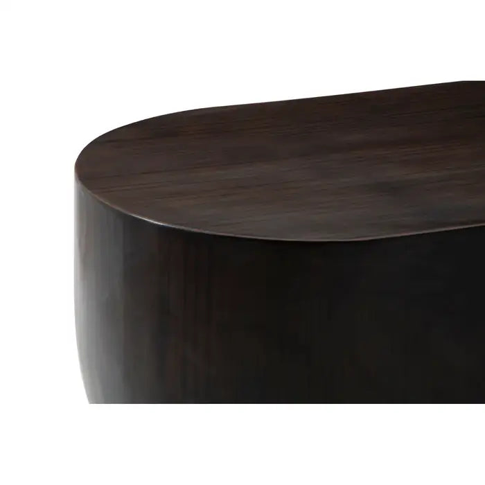 Gabelle Oblong Coffee Table, Wooden Black