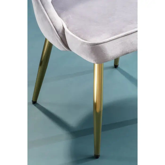 Demi Grey Velvet Dining Chair