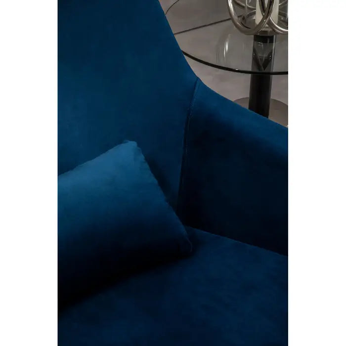 Kalo Navy Velvet Armchair / Accent Chair