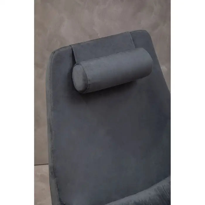 Kalo Grey Velvet Armchair / Accent Chair