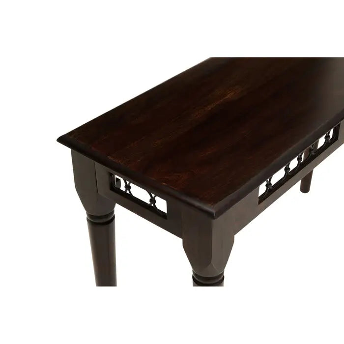 Srina Console Table, Dark Sheesham Wood