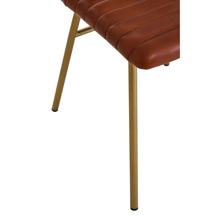 Buffalo Tan Leather Dining Chair