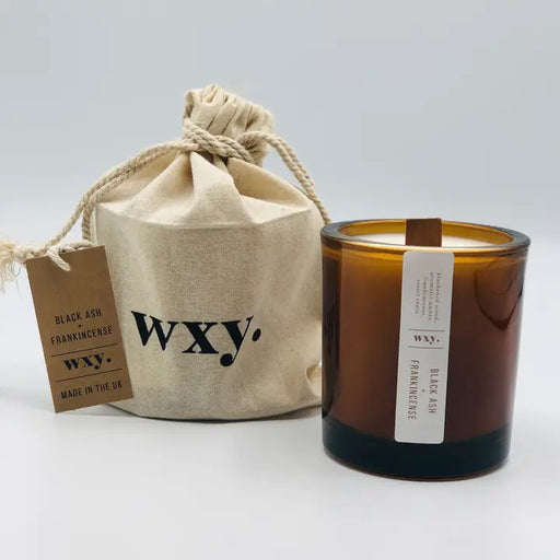 Wxy Scented Candle - Black Ash & Frankincense