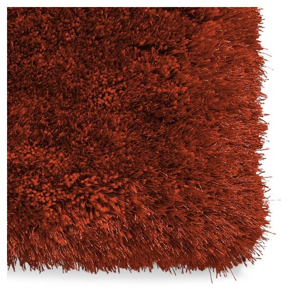 Red Living Room Rug With Shag Pile