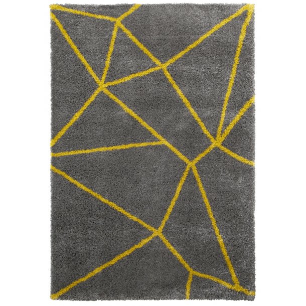 Melrose Grey & Yellow Living Room Rug