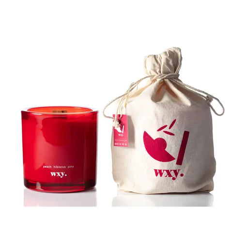 Wxy Scented Candle - Peach Hibiscus Pine - 12.5oz