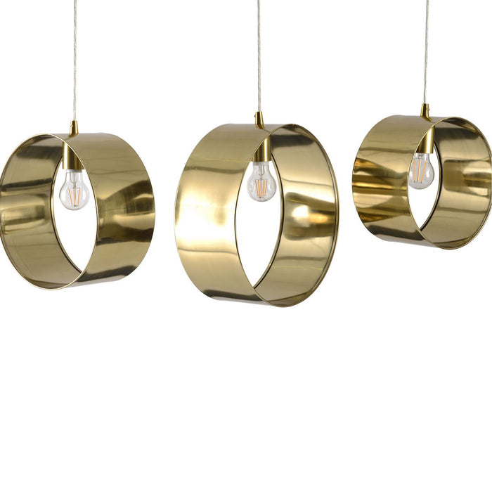 Roxane Gold Ring Pendants - Set Of 3