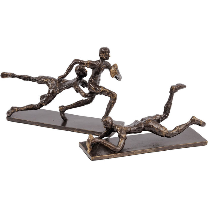 Bronze Rugby Try Scorer Sculpture