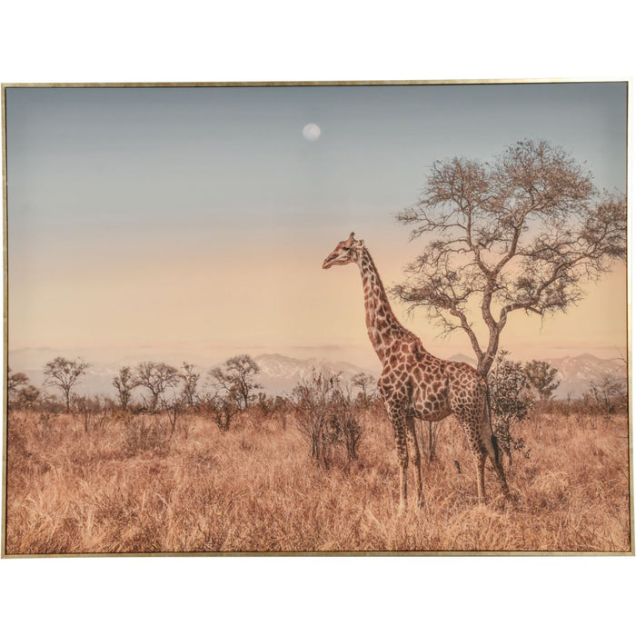 Giraffe Framed Canvas Wall Art