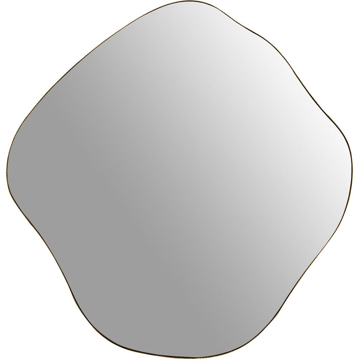 Danielle Round Wall Mirror, Medium, Metal Framed