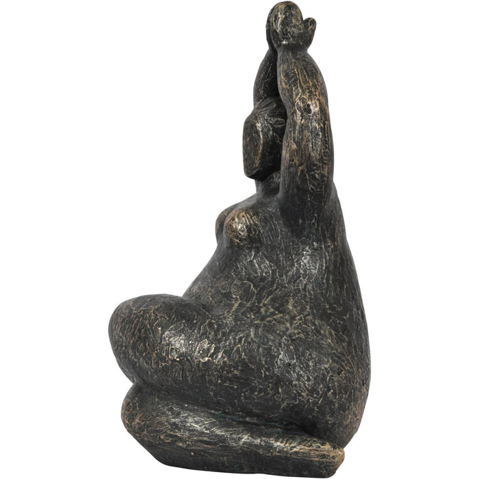 Denton Posing Feminine Sculpture, Aged Bronze