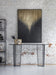 Alice Console Table, Black Metal Frame, Tinted Glass