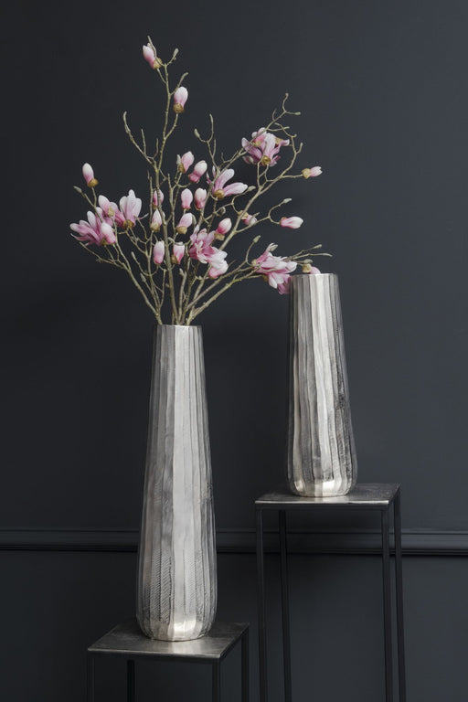 Aluminium Tapered Vase, Iconic Lisa, Silver