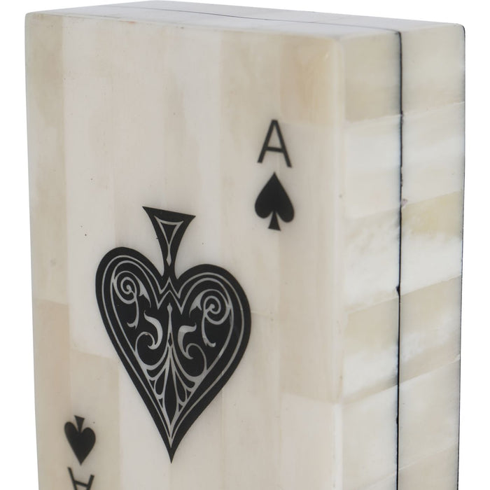 Waltham Bone Inlay Card Box (Due Back In End of August)