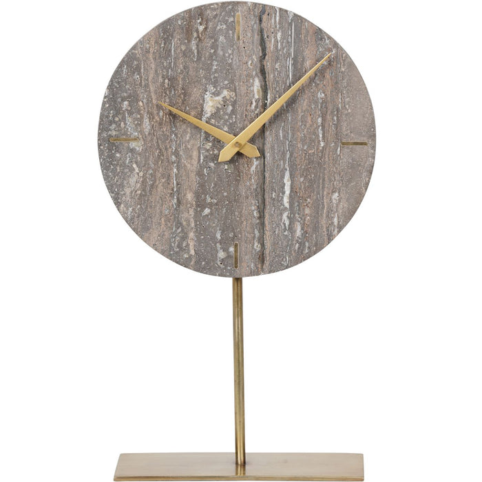 Horton Mantle Clock, Marble Stone, Stand