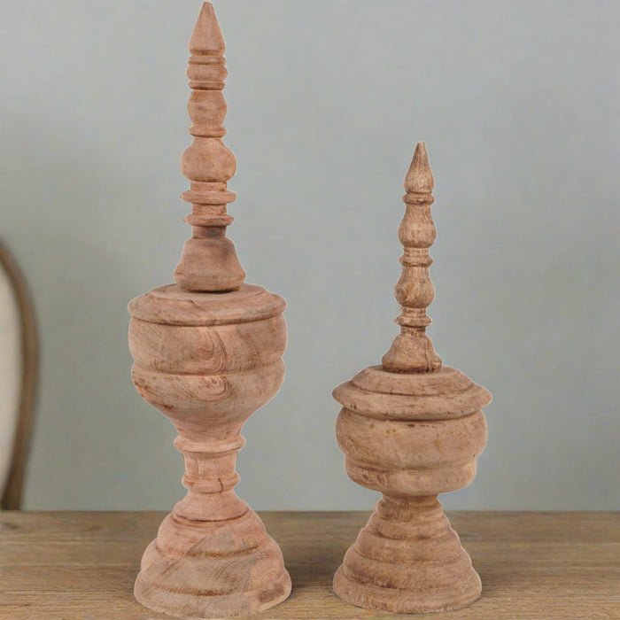 Hand Carved Wooden Sculpture - Small