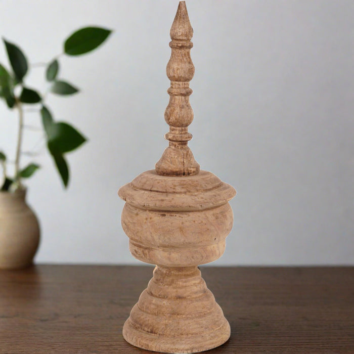 Hand Carved Wooden Sculpture - Small