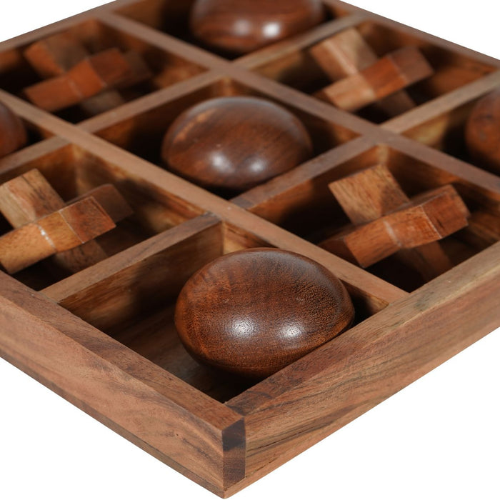 Solid Wood Noughts and Crosses Game ( Tic-Tac-Toe)