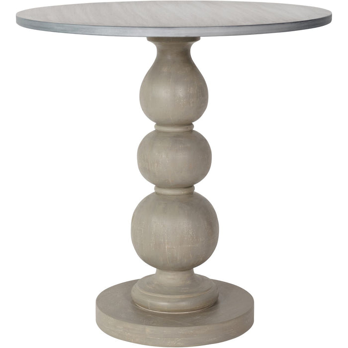 Barnabus Grey & Zinc Wooden Side Table