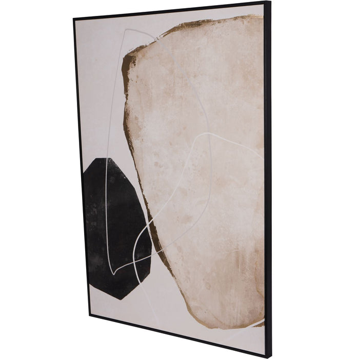 Framed Geometric Abstract Canvas / Wall Art