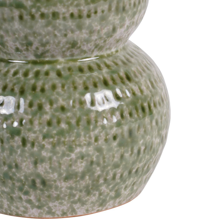 Laura Ashley Small Vase, Green Ceramic, Laneham, Stoneware, Due In 29/05/2024