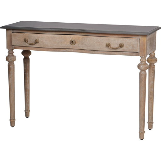 Laura Ashley Console Table, Natural Wood, 2 Drawer