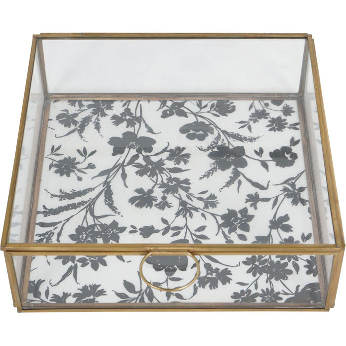 Laura Ashley Clear Single Glass Box In Rye Small ( Due In 12-Apr-2024 )