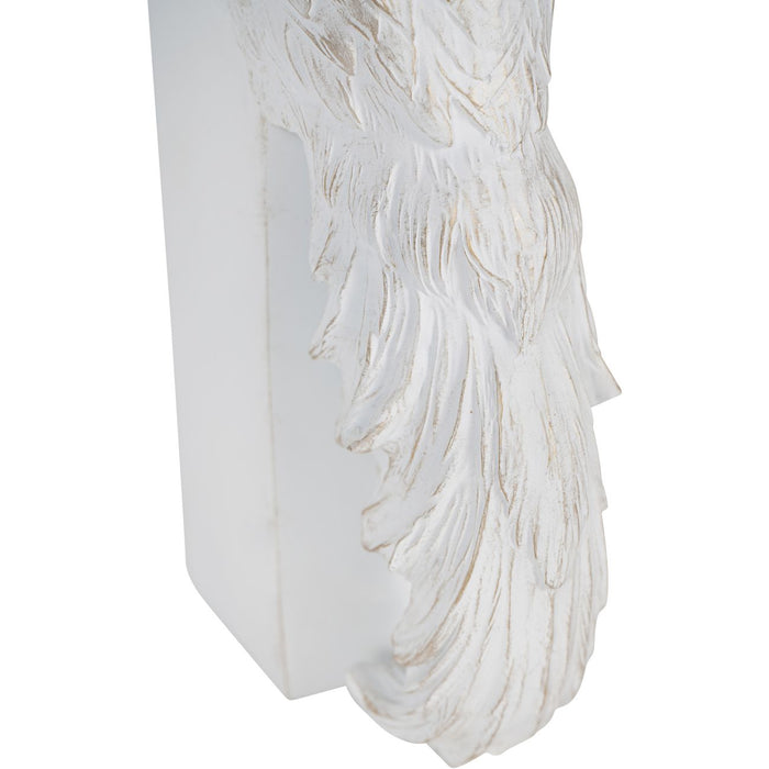 Laura Ashley Peacock Sculpture Book Ends, White ( Due In 18/04/2024 )