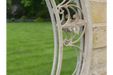 Indoor / Outdoor Round Ornate Garden Mirror - 70 x 70 cm - Decor Interiors