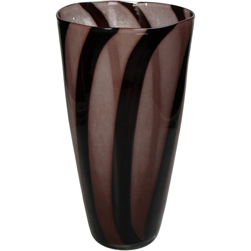 Selma Small Vase, Glass, Brown