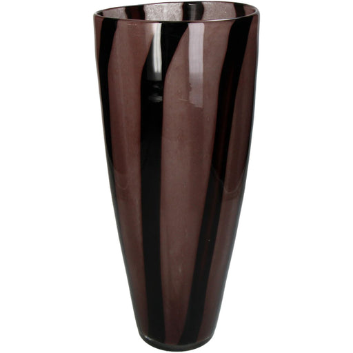 Selma Large Vase, Glass, Brown