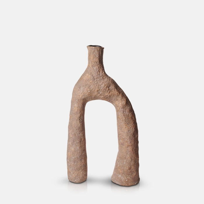 Mudan Rustic Vase, Stone, Textured