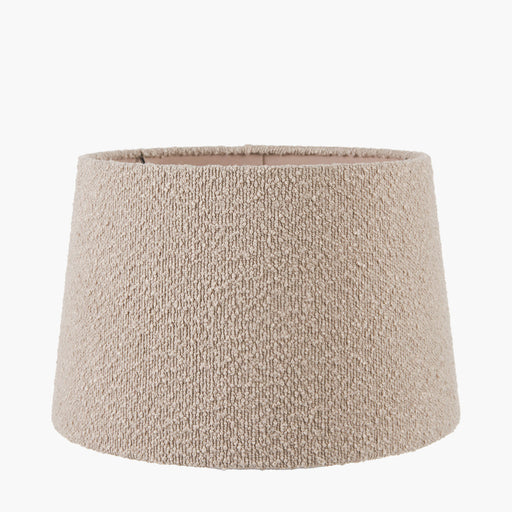 Clarisse Taupe Boucle Tapered Cylinder Shade