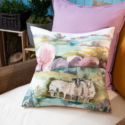 Waterproof Outdoor Cushion, Buttermere Design, Multicolour