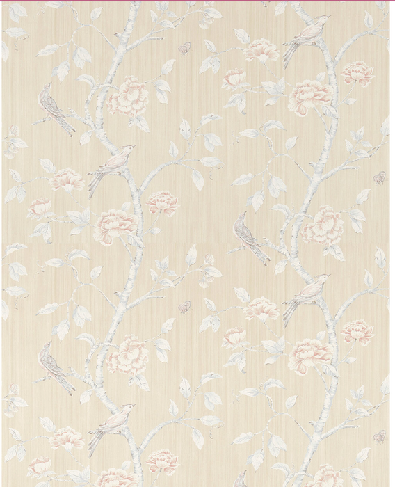 Zoffany Wallpaper - Cotswold Manor - Woodville - White Clay