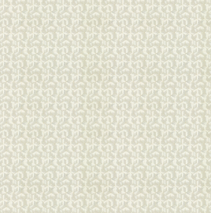 Zoffany Wallpaper - Rhombi - Tumbling Blocks - Empire Grey