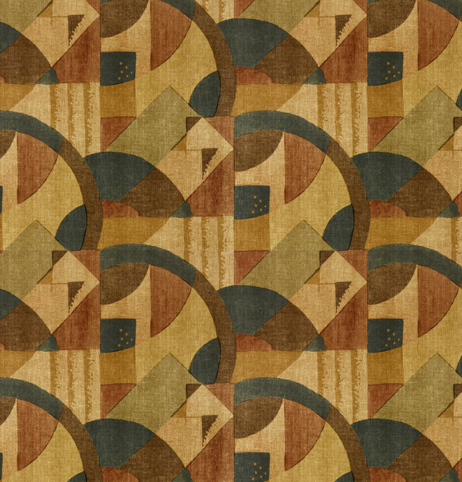 Zoffany Wallpaper - Rhombi - Abstract 1928 - Antique Copper