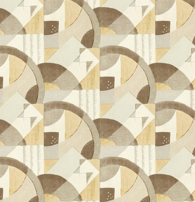 Zoffany Wallpaper - Rhombi - Abstract 1928 - Taupe