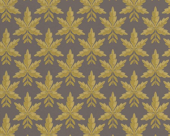 Little Greene Wallpaper - Clutterbuck  Corinthian Gold