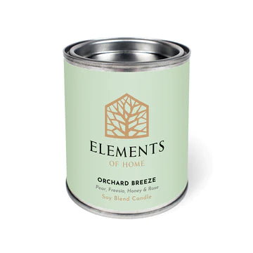 Scented Soy Wax Candle In A Tin "Orchard Breeze" - 240g