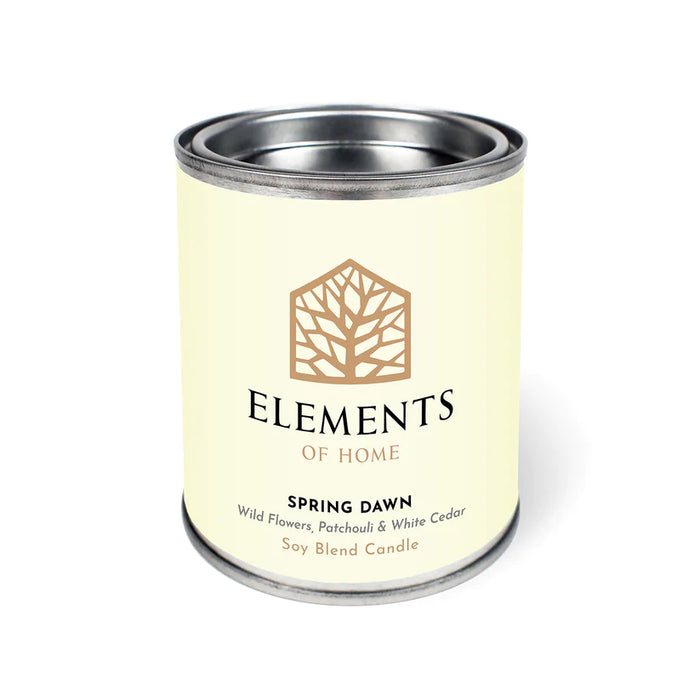 Scented Soy Wax Candle In A Tin "Spring Dawn" - 240g
