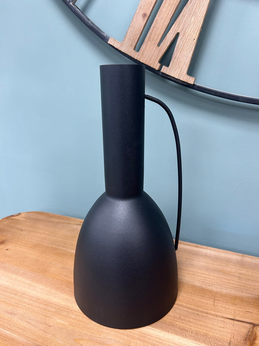 Cassandra Decorative Vase, Modern, Black Metal